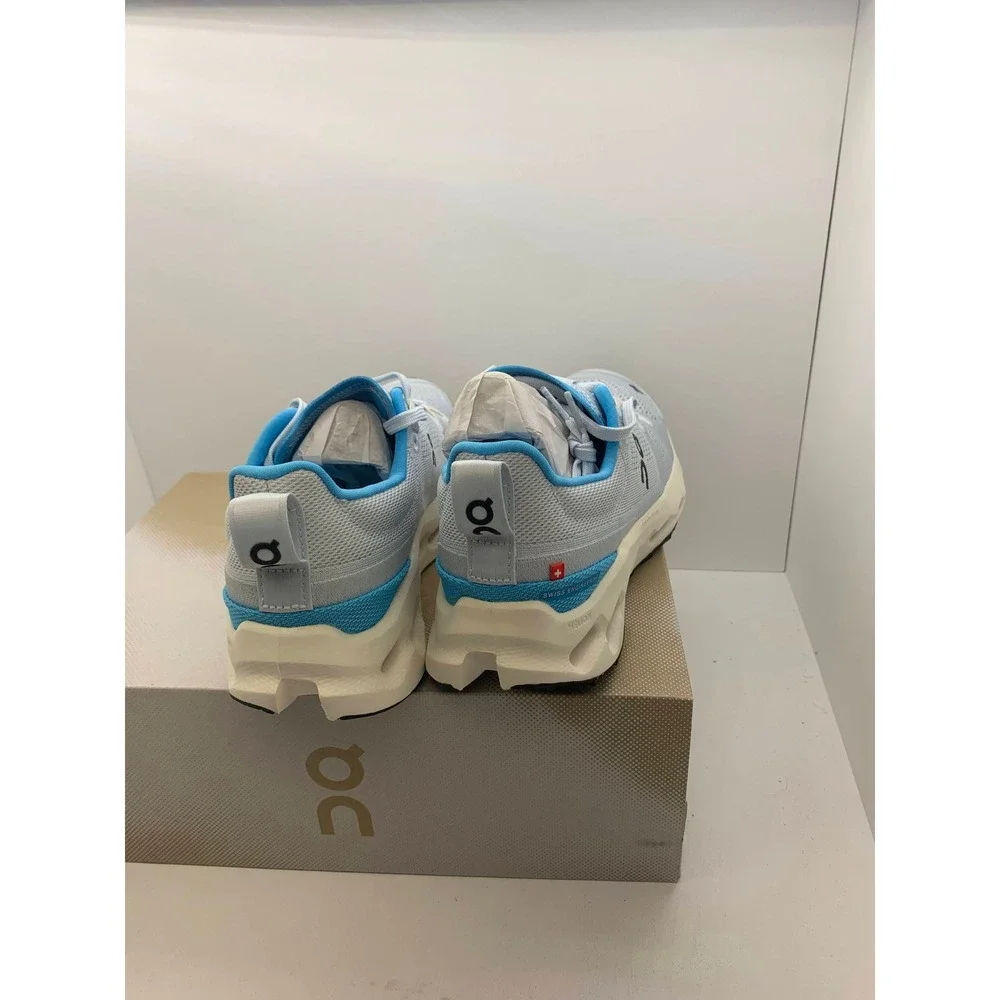 On Running Cloudsurfer Trail Arctic Ivory Blue Womens 8 Sneakers 3WE10103042